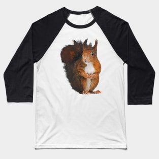 Squirrel - Woodland Themed Kids Room, Funny Gifts For Forester, Cute Animals Baseball T-Shirt